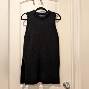 Polo Ralph Lauren merino wool & cashmere black sleeveless tunic in XS